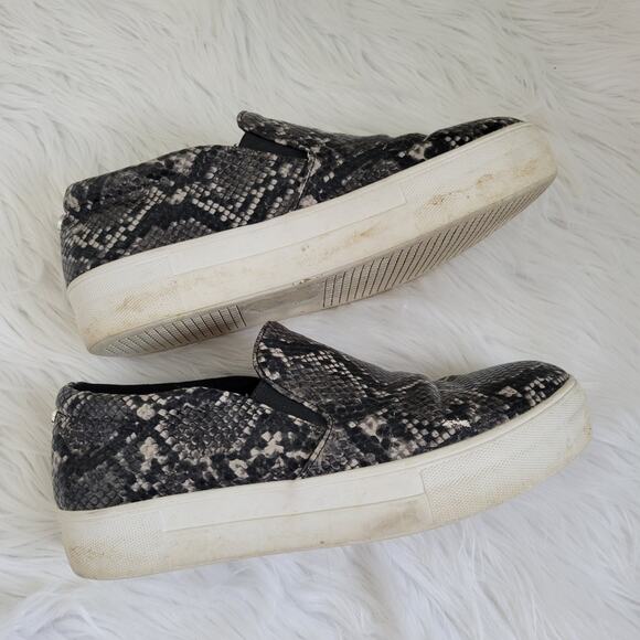 Steve Madden Gills Snake Skin Slip-On Platform Sneakers Size 8.5 - Picture 6 of 11